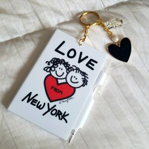 LUXURY MYSTICAL BAG CHARM NEW YORK COACH BIRKIN PAD WITH PEN HEART GUMMY BEAR